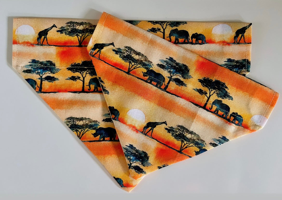 ‘Sunset Safari’ Pet Bandana