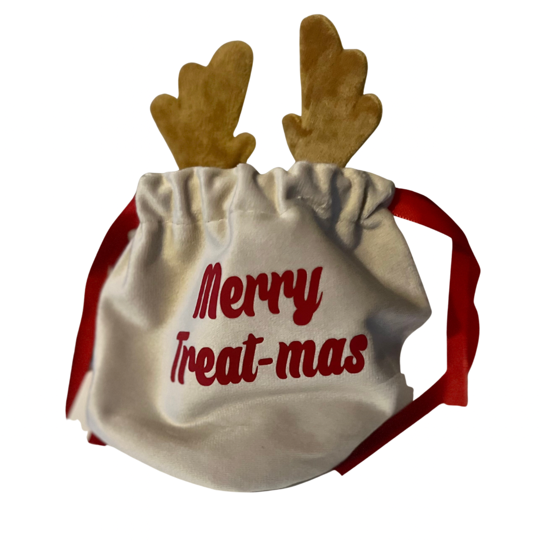 Christmas Reindeer Treat Bag (can be personalised)