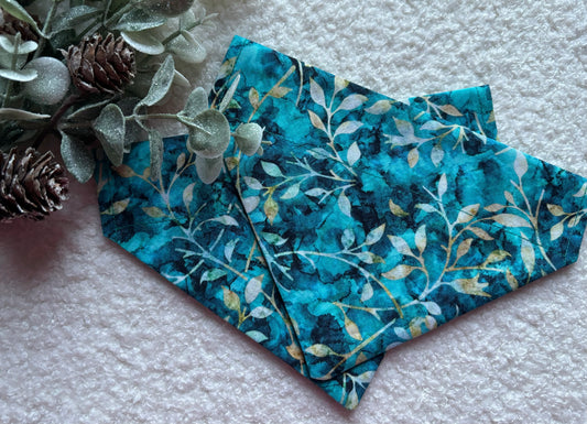 Winter Leaves Pet Bandana